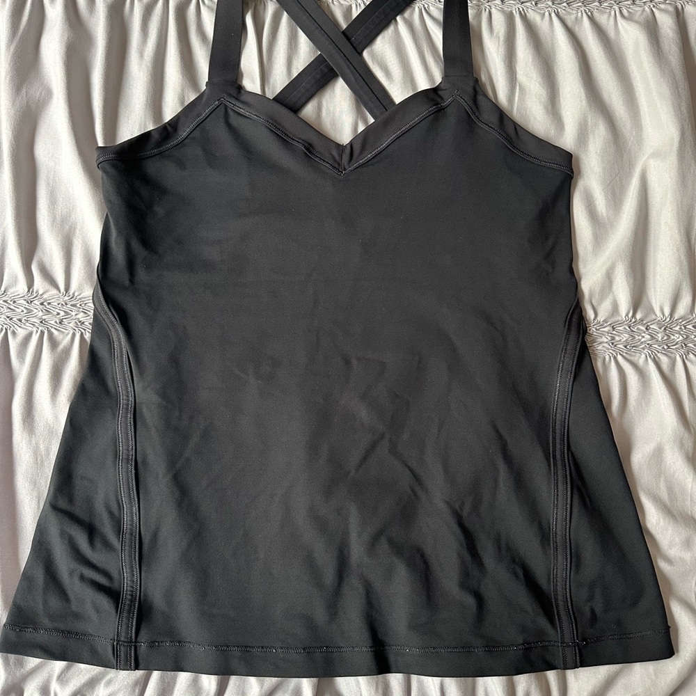 Lululemon Athletica Black Fitted Camisole